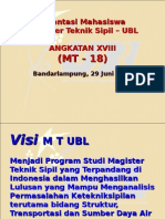 Matrikulasi MT 18 - UBL