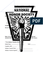 National Honor Society Blood Drive Scholarship