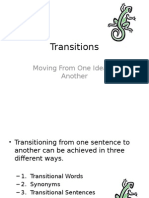 Transitions For 101