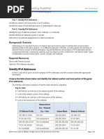 8.1.4.8 Lab - Identifying IPv4 Addresses-1