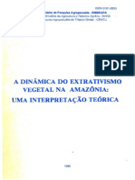 Homma, A. K. O. (1990). a Dinâmica Do Extrativismo Vegetal Na Amazônia Uma Interpretação Teórica.