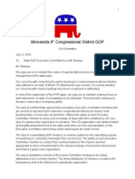MN GOP CD 8 Letter on Transparency