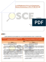 Cuadro Comparado - Mayo 2014 Ley de Contrataciones Del Estado - Modificacion DS 080 PDF