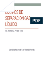Equipos de separación gas-líquido dimensionamiento