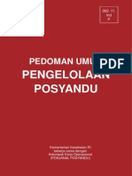 Pedoman Umum Pengelolaan Posyandu 2011