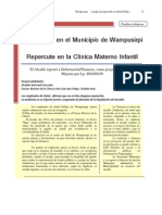 Wampusirpi Corrupcion Municipalidad Afecta A La Salud Publica PDF