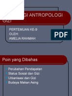 Sosiologi Antropologi Gizi: Perubahan Pendapatan, Status Sosial, Urbanisasi