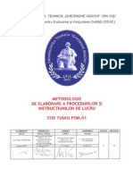 Model Intocmire Proceduri - Dupa ISO 9001