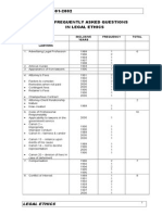 RED NOTES 2001-2002 Most Frequently Asked Questions in Legal Ethics