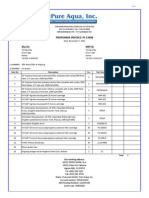 Pure Aqua (2013) - Profoma Invoice 2013 PI-13098 Tervap Ltda