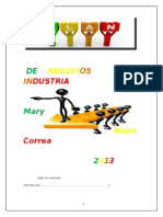 Plan de Negocios Industria