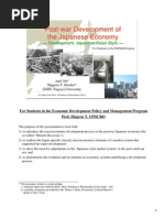 Postwar Development of The Japanese Economy (Otsubo NagoyaU)