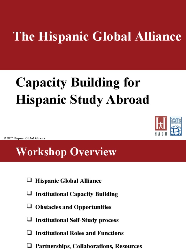Study Abroad Capacity Building | PDF | International Student | Capacity ...