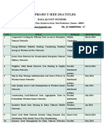 Ns2 Projects-ieee Projects 2014 Titles