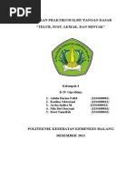 Download Laporan Praktikum Ilmu Pangan Dasar Telur Susu Lemak Minyak by Karlina Oktaviani SN267843331 doc pdf
