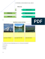 Examen 4 Primaria Conocimiento Del Medio