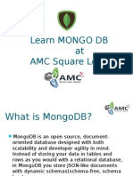 Learn MONGO DB at AMC Square Learning