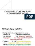 Pengukuran Tegangan Insitu Di Dalam Massa Batuan