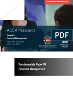 ACCA F9 Passcard