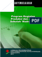 Program Kegiatan Produksi Dan Jasa