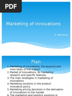 Marketing of Innovations