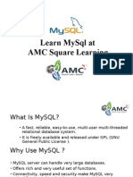 Learn MySql at AMC Square Learning