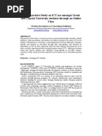 Download A Comparative Study on ICT Use Amongst by Christos SN26786279 doc pdf