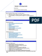 Module 4 Learning Guide: Module Name: Guiding Questions Course Name: Common Assessments For Student Learning