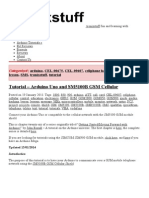 Download Tutorial - Arduino Uno and SM5100B GSM Cellular by centauros02 SN267865167 doc pdf