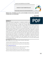 Design of Hybrid Pv and Diesel Generator System