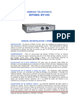 Manual Kithec Ht100