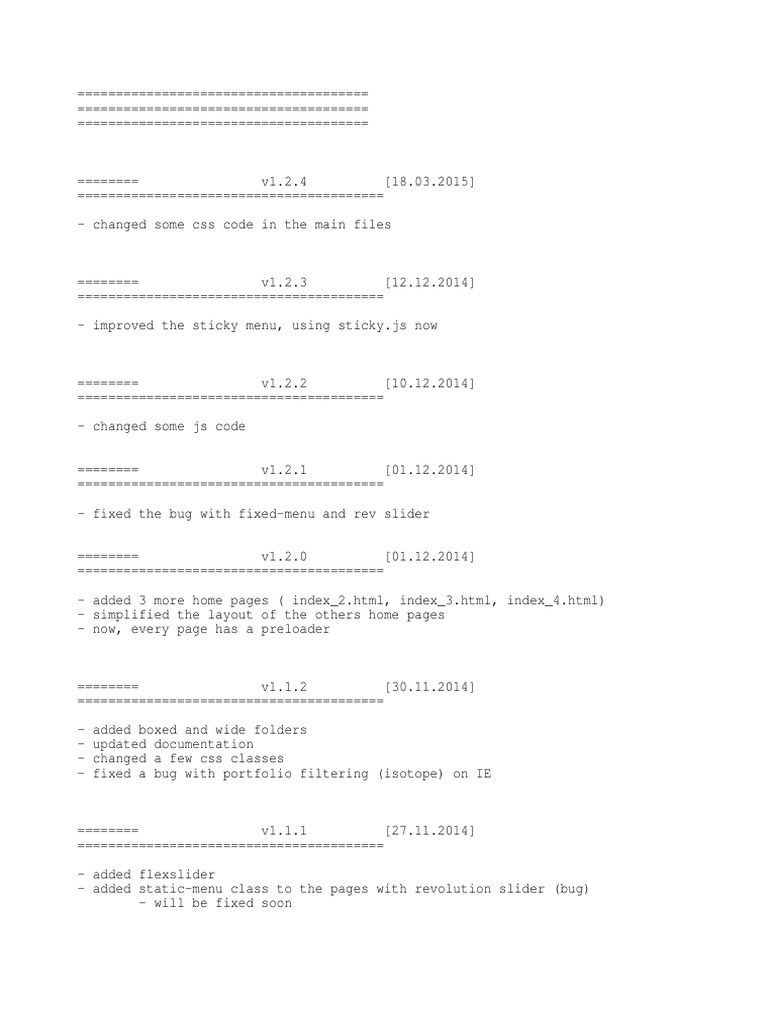 Change Log | PDF