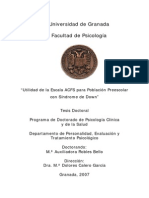 Utilidad de La Escala ACFS para Poblaciona Preescolar Con Sindrome de Down