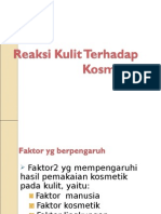 Kosmetologi (Reaksi Kulit)