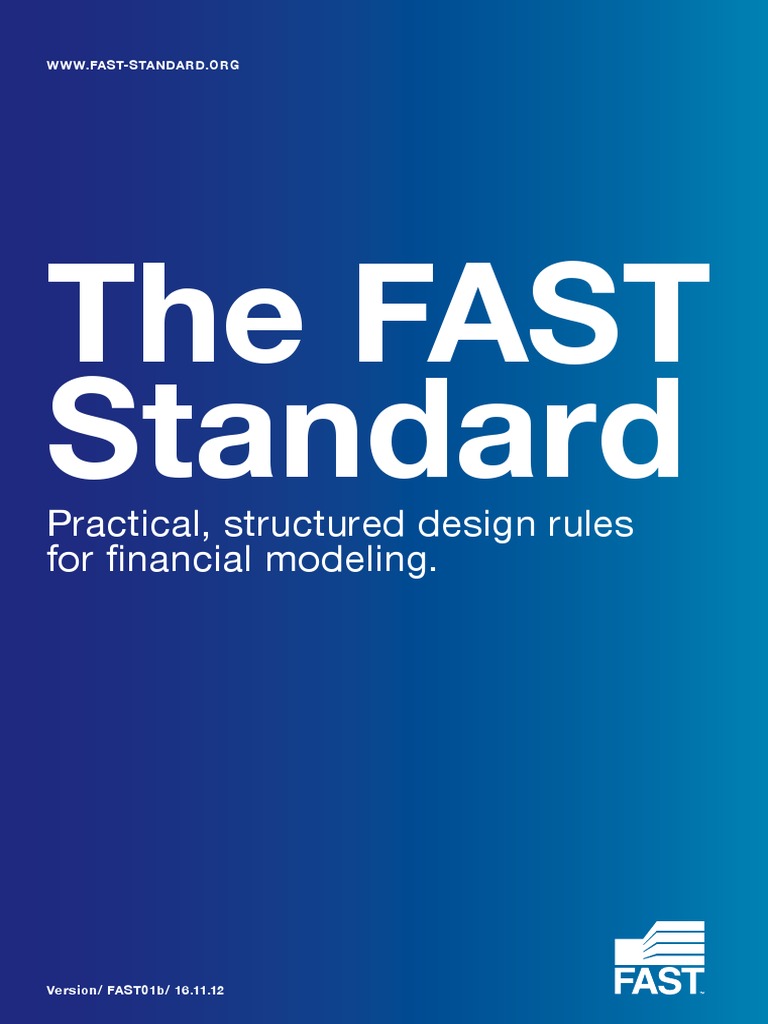 Fast Standards for Financial Modeling Keyboard Shortcut Microsoft Excel