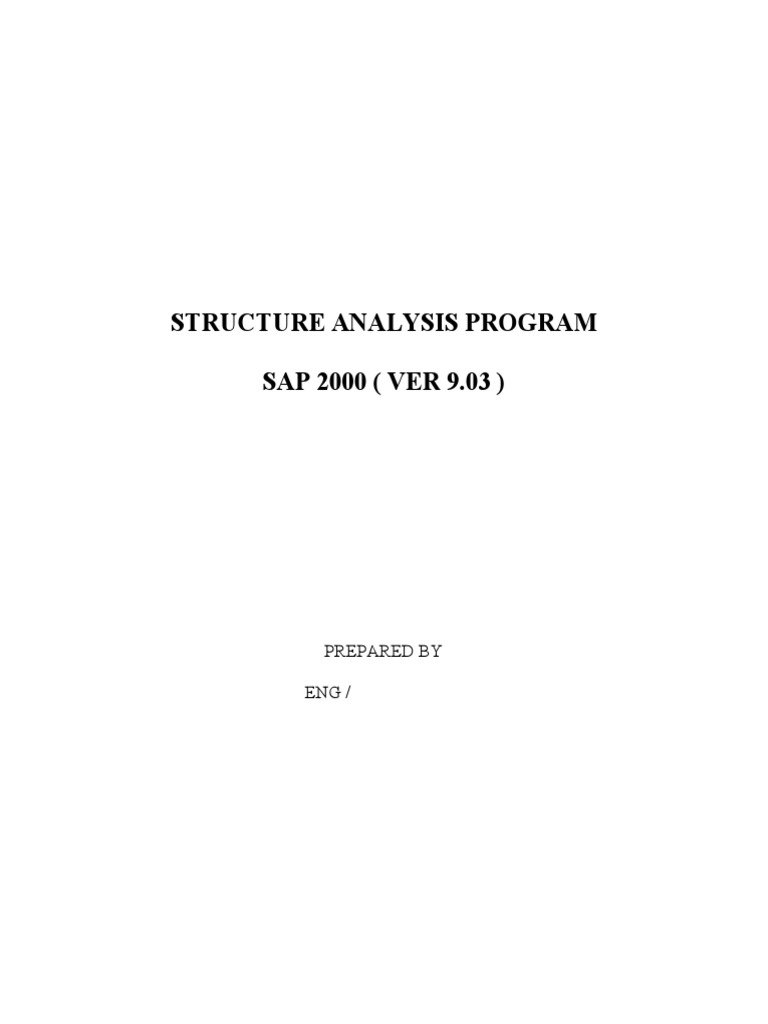 SAP 2000 Structure Analysis Guide | PDF | Cartesian Coordinate System ...