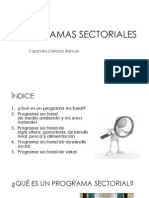 Programas Sectoriales - PDF