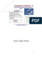 Aircraft Equations of Motion - 2!