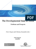 The Developmental State in Africa: Problems and Prospects