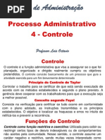 Processo Administrativo -Controle