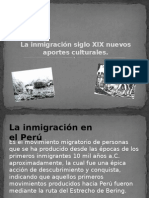 La Inmigración Siglo XIX Nuevos Aportes Culturales