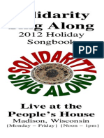 Solidarity Sing Along Songbook, Holiday 2012 Edition