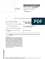 Sistema autónomo de envío de información mediante Bluetooth, programable, alimentado mediante