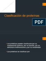 Clasificación de Proteínas