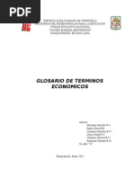 GLOSARIO TERMINOS ECONOMICOS