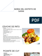 Gastronomia Sayan