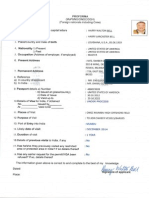 Sample Filled Proforma - MOHA Application Form