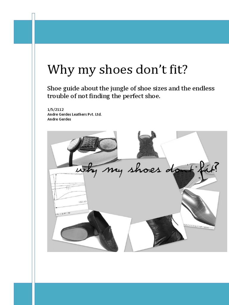 Why my shoes don't fit.pdf Shoe Foot