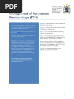 Management of Postpartum Haemorrhage (C-Obs 43) Amended May 2015