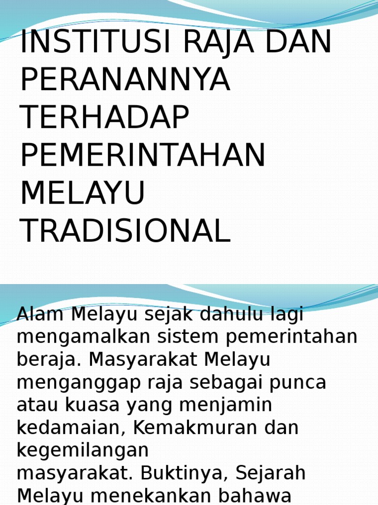 Pemerintahan Beraja Pdf